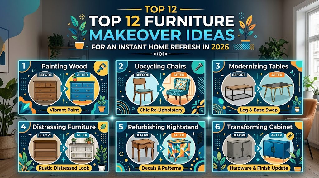 12 Furniture Makeover Ideas