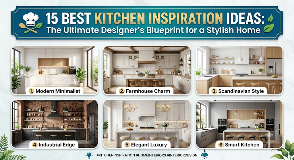 15 Best Kitchen Inspiration Ideas: The Ultimate Designer’s Blueprint for a Stylish Home