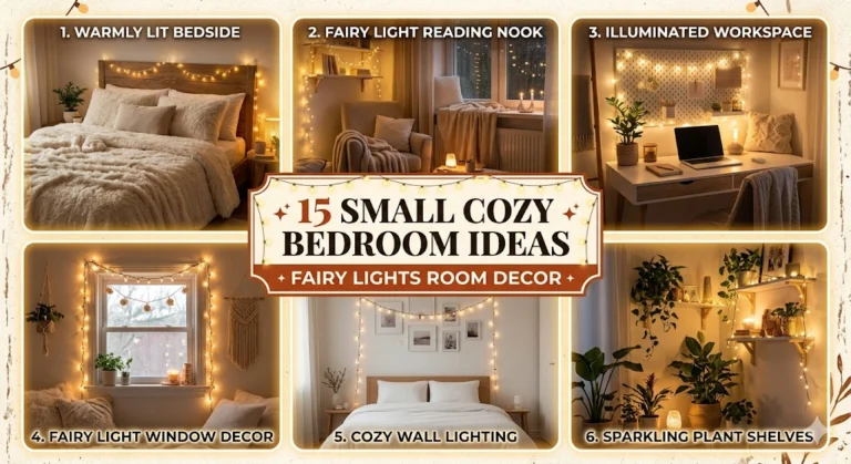 Small Cozy Bedroom Ideas Fairy Lights Room Decor