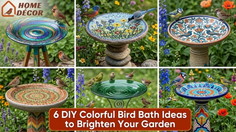 6 Flower-Themed Bird Bath Ideas: Beautiful Ways to Transform Your Garden 