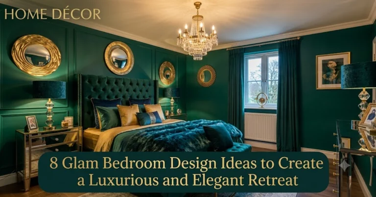 8 Glam Bedroom Design Ideas to Create a Luxurious and Elegant Retreat