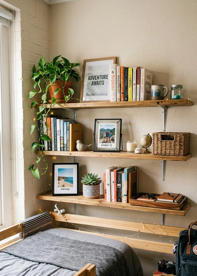 Add Wall Shelves for Extra Storage