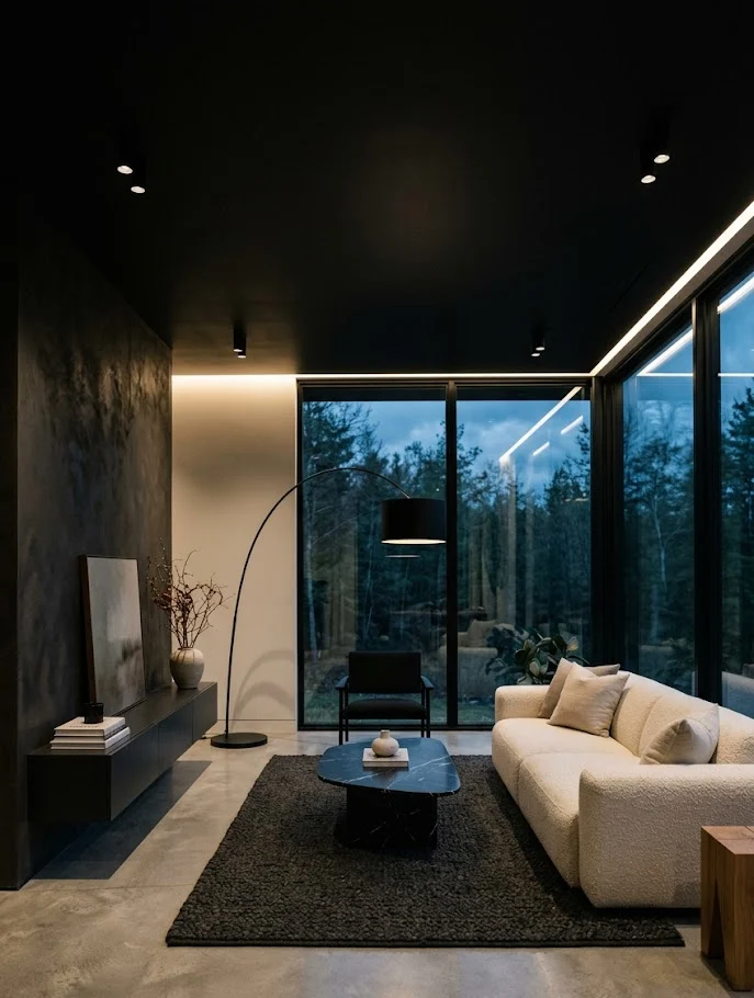 Black Ceiling for Modern Luxury