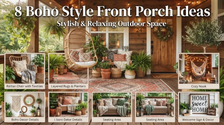 Boho Style Front Porch Ideas Stylish & Relaxing Outdoor Space