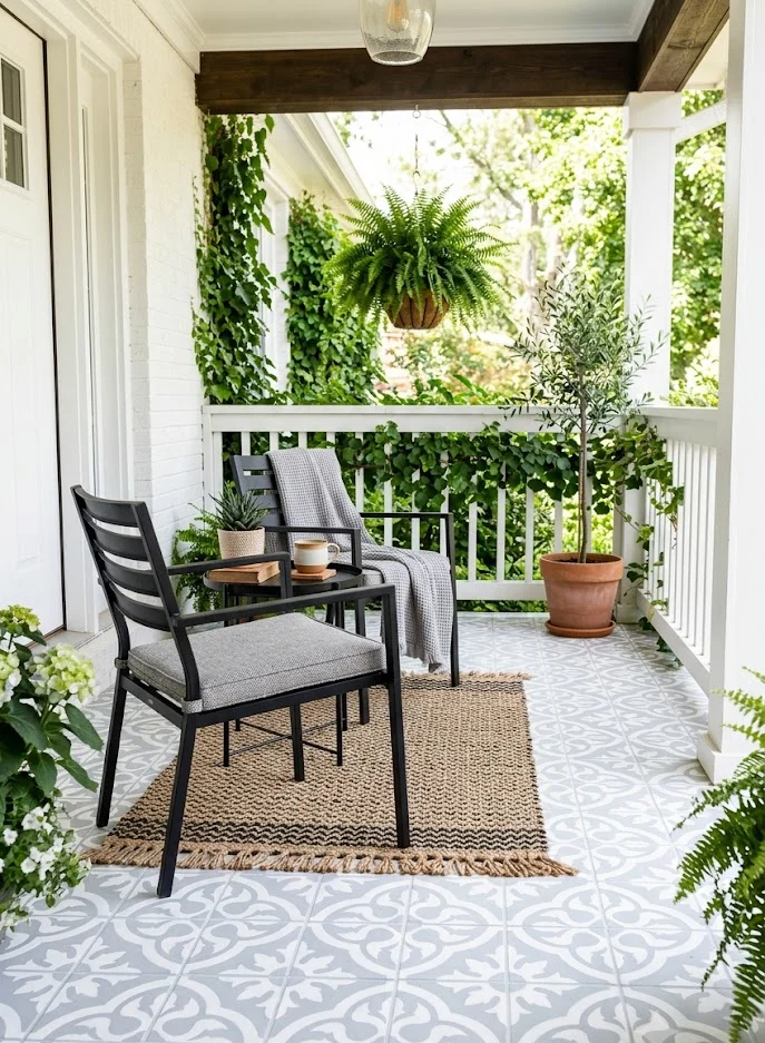 Budget-Friendly Painted Concrete