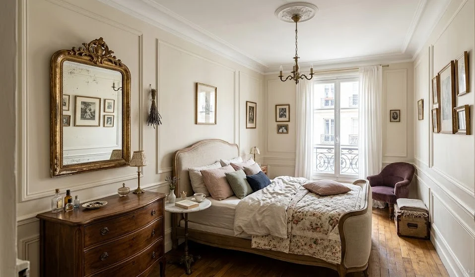 Budget-Friendly Parisian Chic Bedroom Styling Ideas
