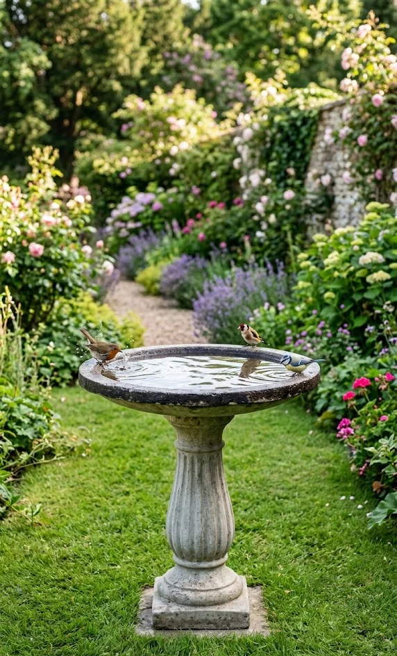 Classic Round Basin Bird Bath