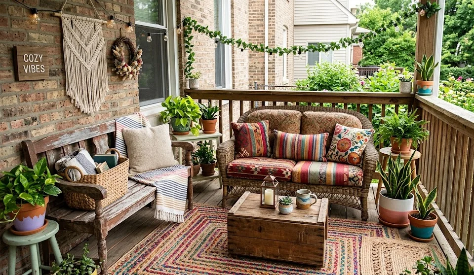 Design a Budget-Friendly Boho Porch