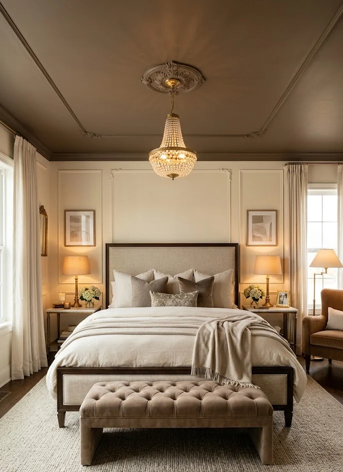 Elegant Taupe Ceiling