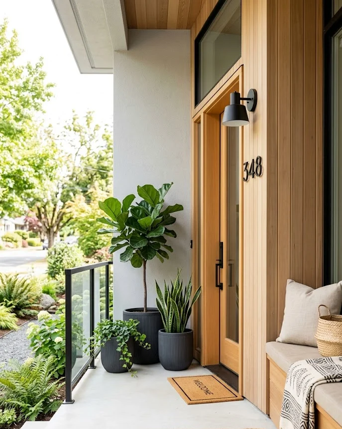 Embrace Minimalist Porch Styling