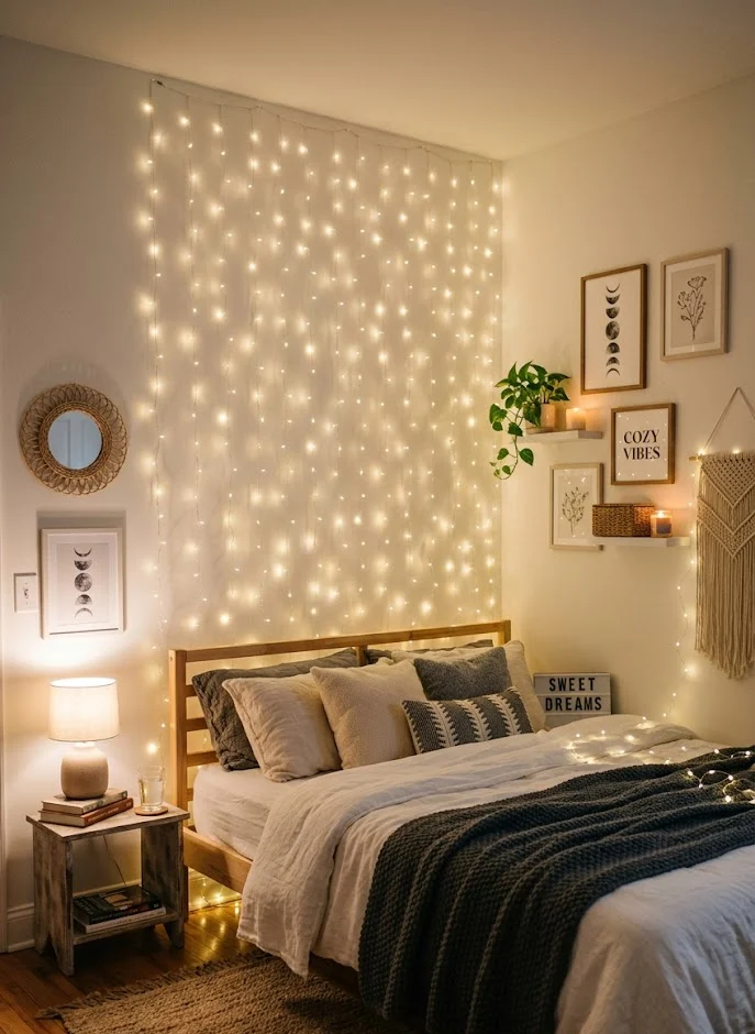 Fairy Light Curtain Wall