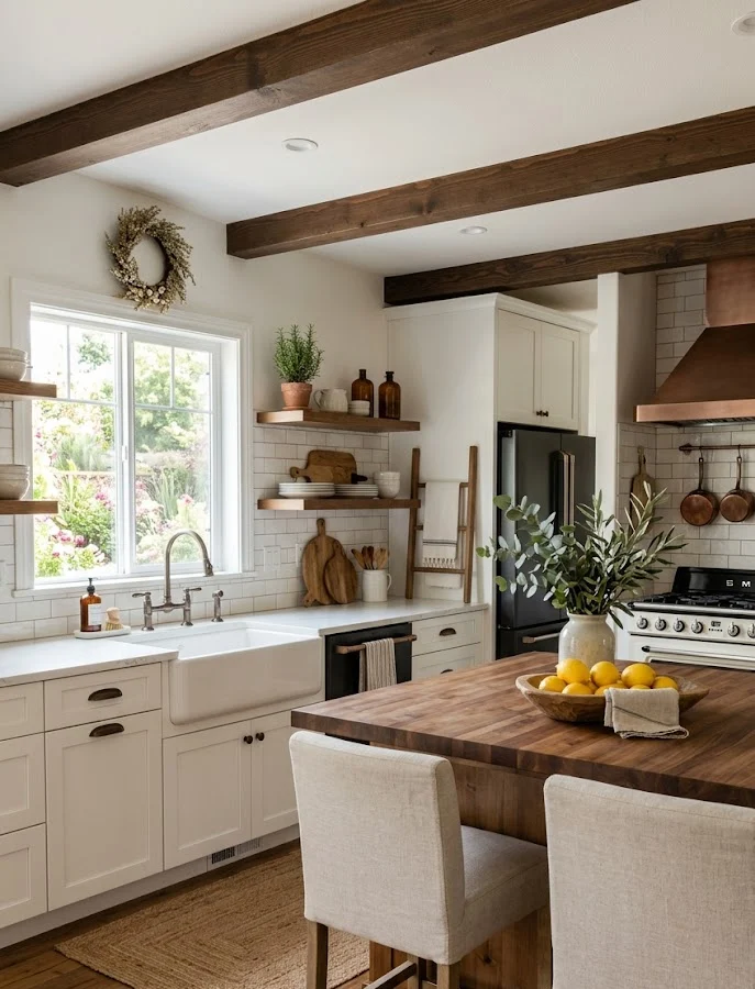 Farmhouse-Style Kitchens That Feel Warm and Welcoming