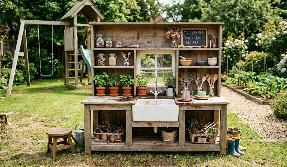 Farmhouse Style Mud Kitchen Sink