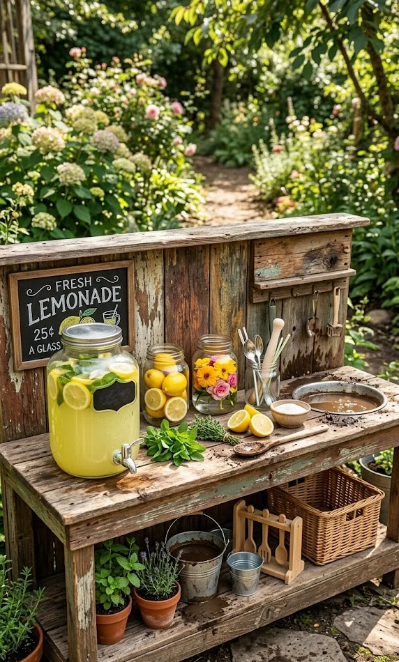 Fresh Lemonade Stand Mud Kitchen