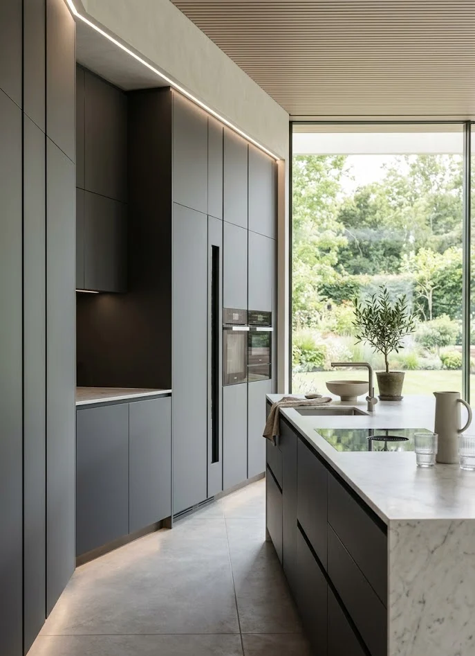 Handleless Kitchen Cabinets
