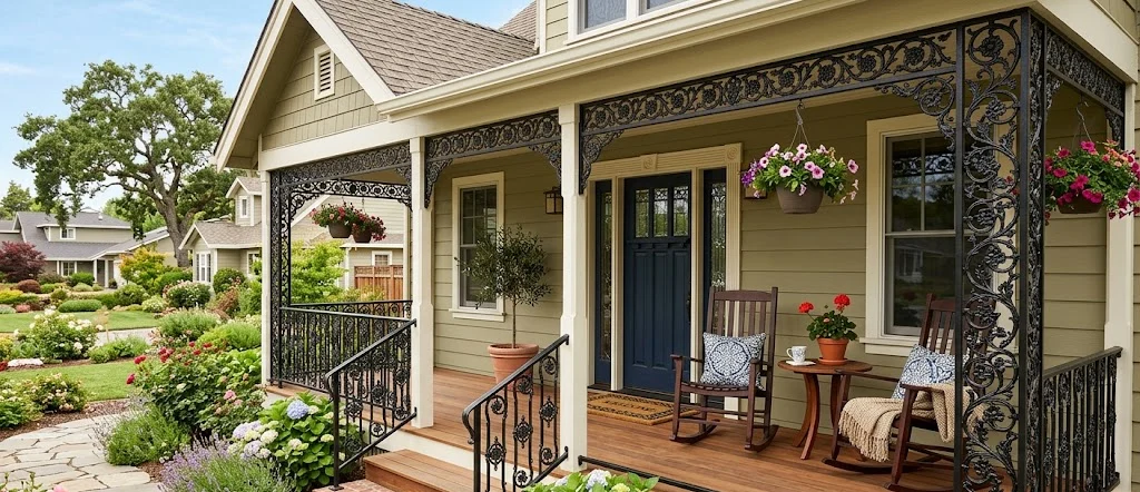 Incorporate Decorative Porch Railings