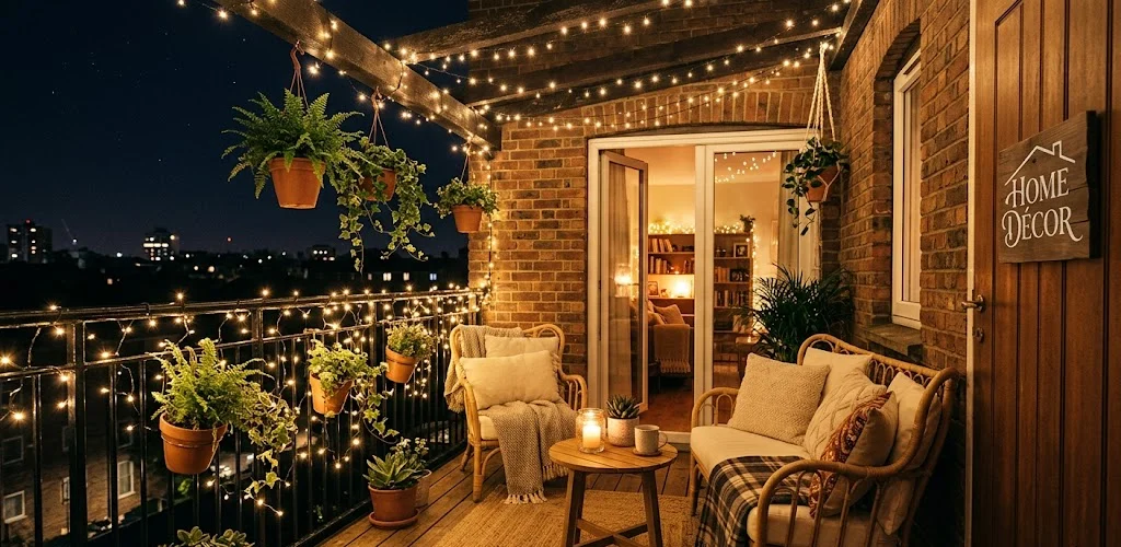 Install Warm String Lights