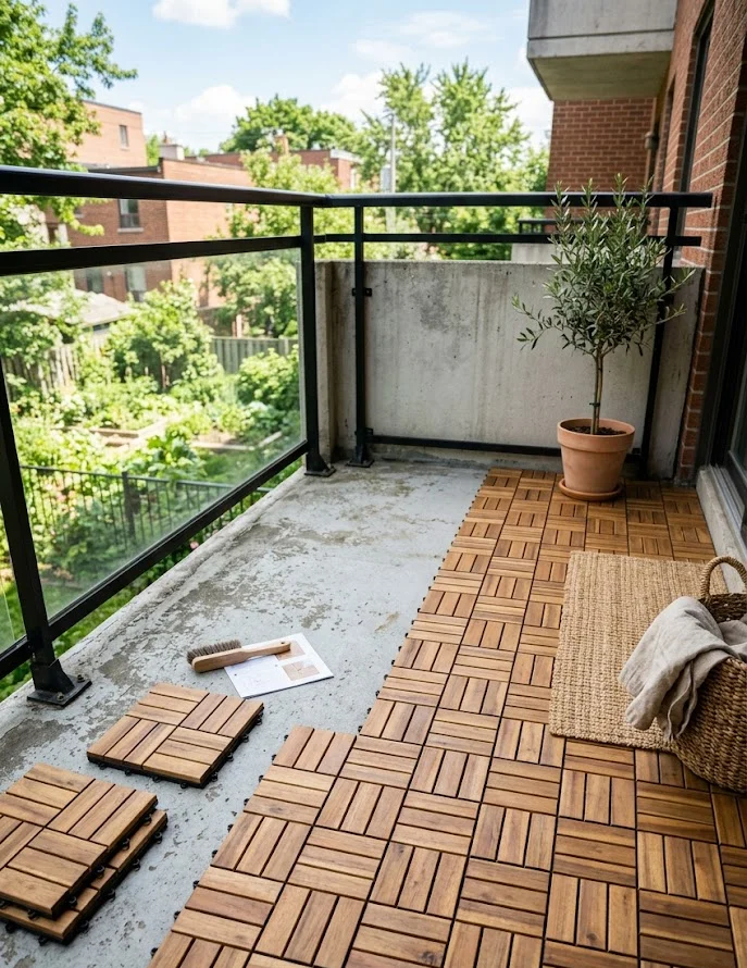 Interlocking Deck Tiles for a Quick Upgrade
