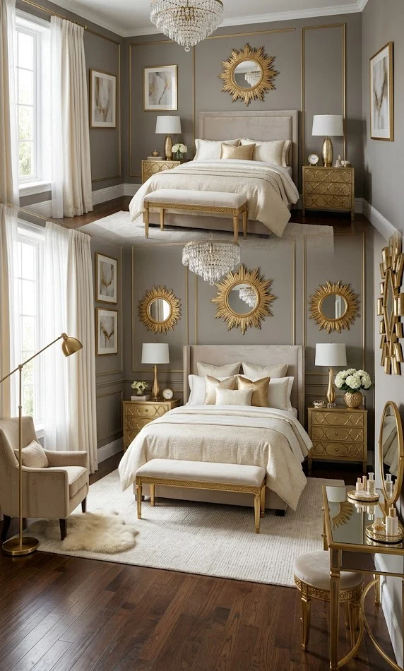 Metallic Accents for Instant Luxury