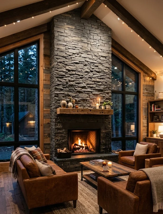 Modern Organic Stone Veneer