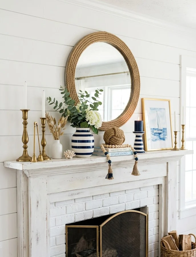 Nautical Chic with Navy Accents