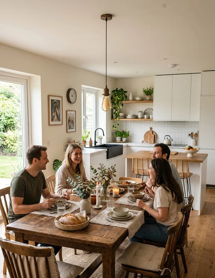 Open-Plan Kitchen and Dining Integration