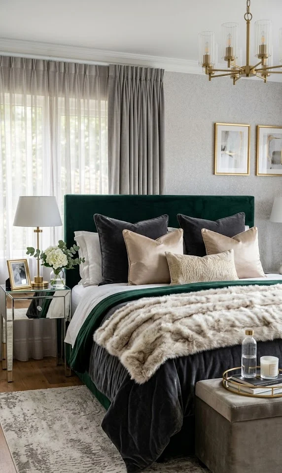 Plush Velvet and Layered Textiles