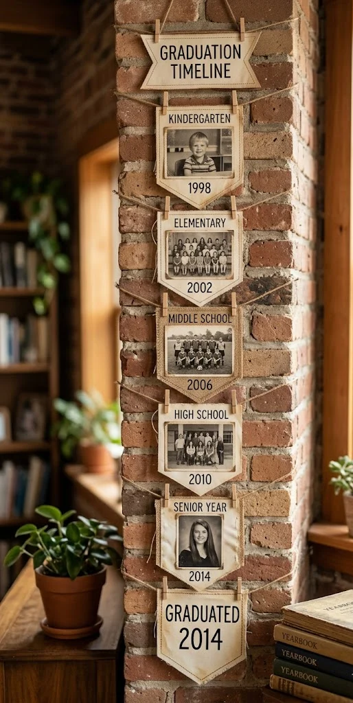 School Years Photo Timeline Banner