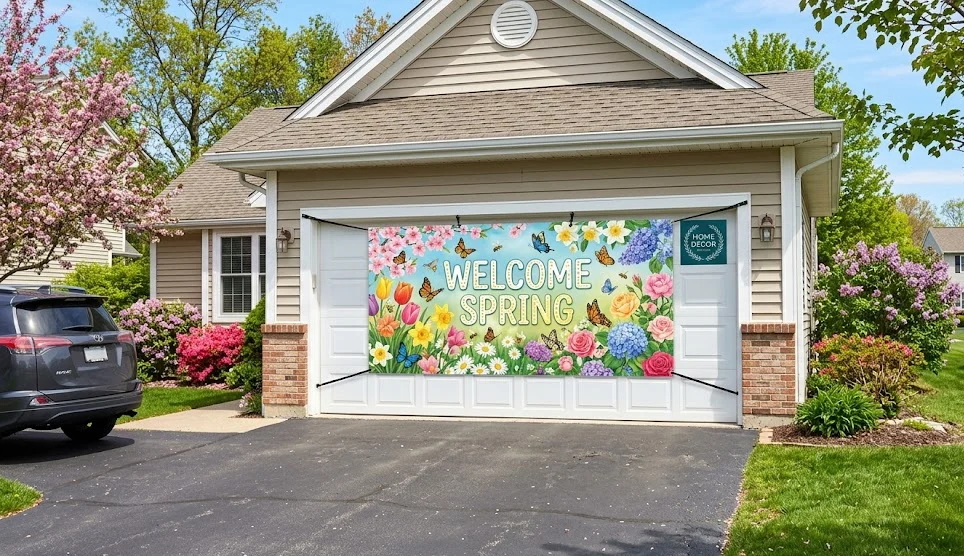 Seasonal Garage Door Banners