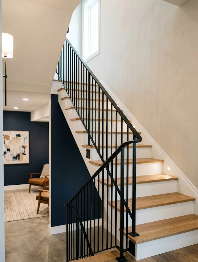 Side-Mounted Metal Baluster Railing