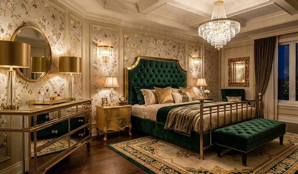 Statement Furniture with Glamorous Details