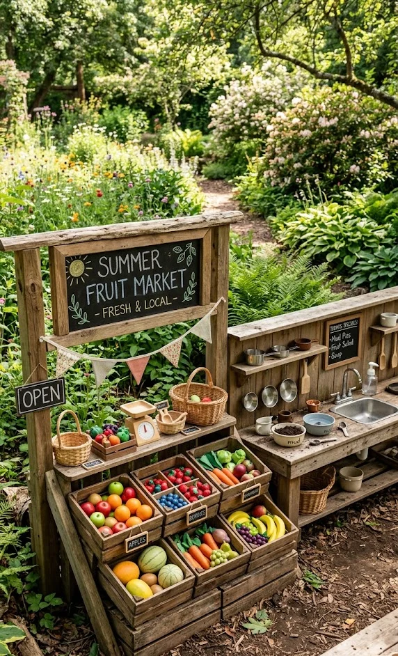 Summer Fruit Market Play Station