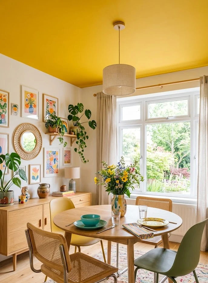 Sunny Yellow Ceiling