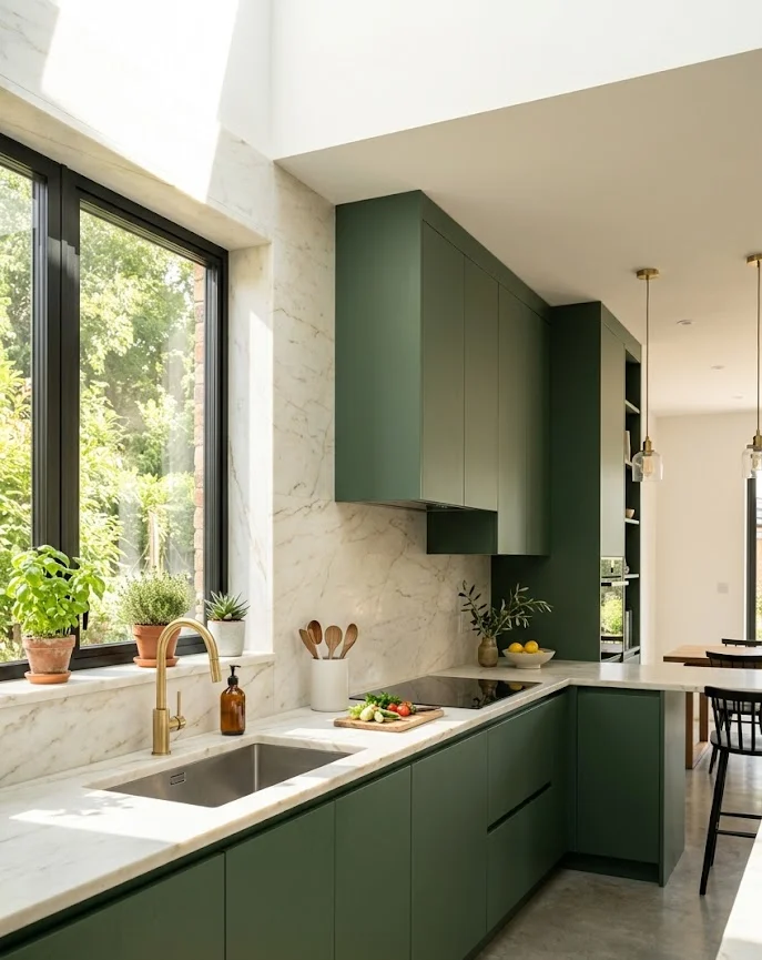 The Efficient L-Shaped Kitchen