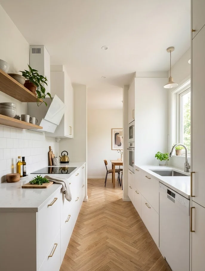 The Space-Saving Galley Kitchen