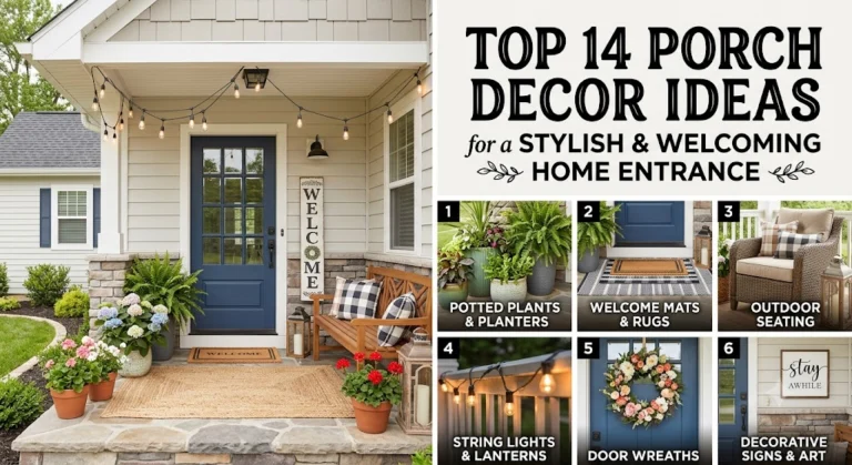 Top 14 Porch Decor Ideas for a Stylish and Welcoming Home Entrance