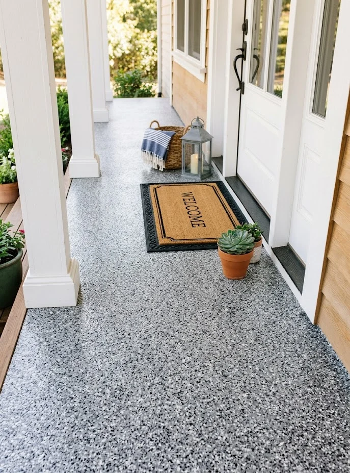 Trendy Epoxy Flake Coating