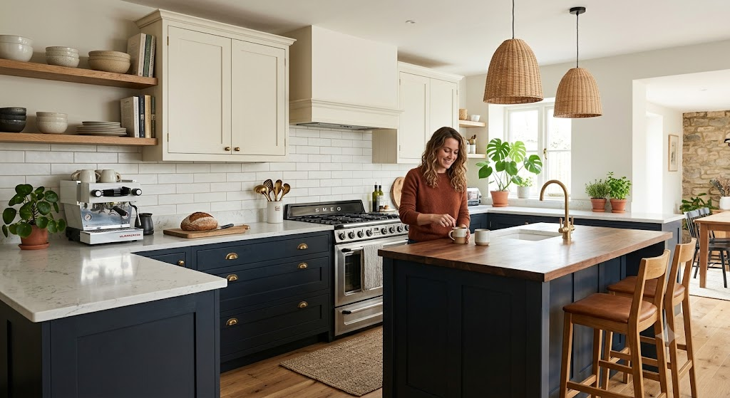 Two-Tone Kitchen Cabinets for Depth and Personality