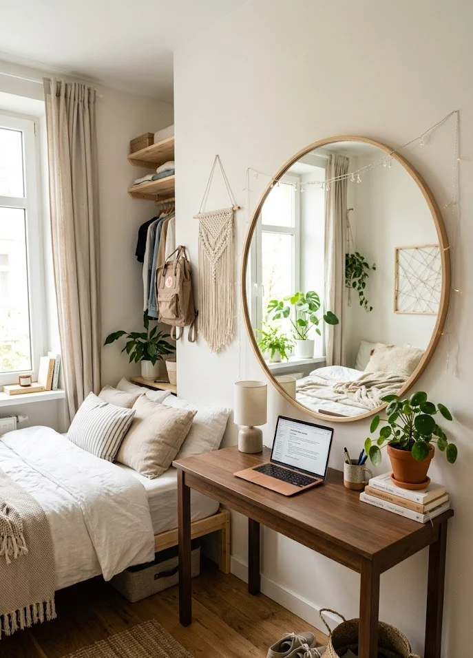 Use Mirrors to Make the Room Look Bigger
