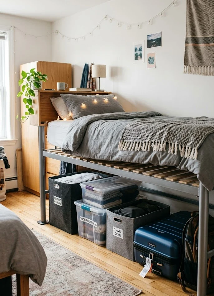Use Under-Bed Storage Efficiently