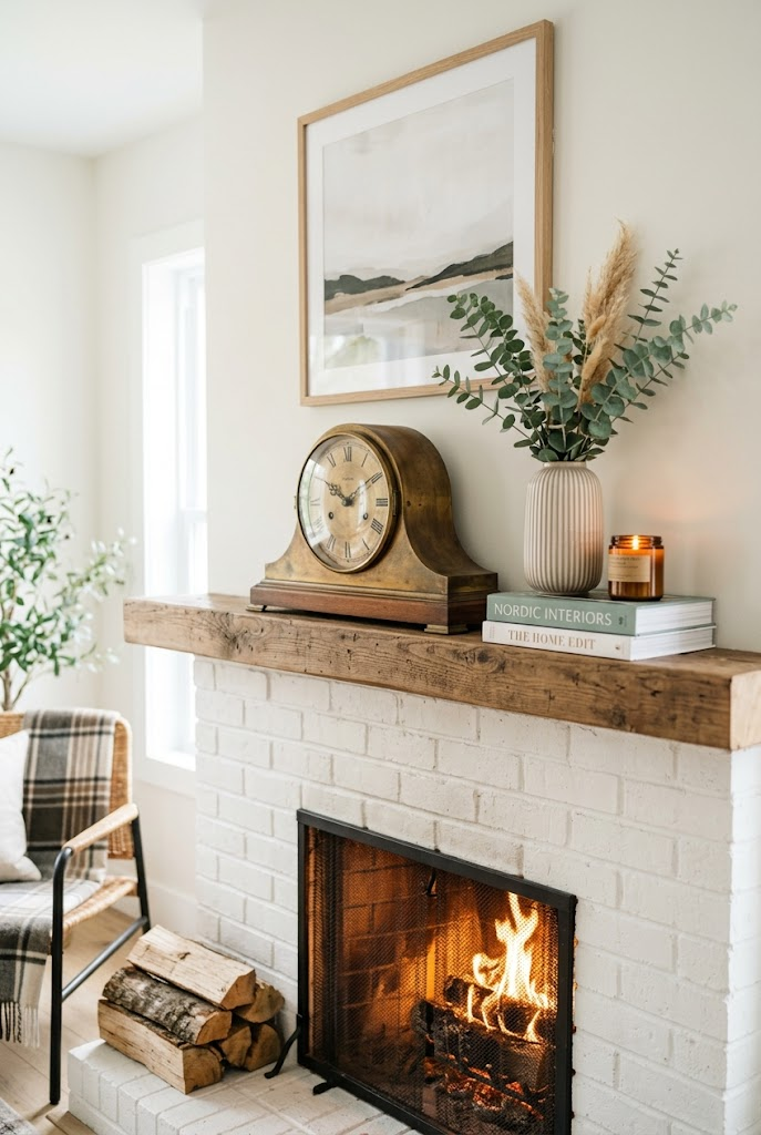 Vintage Clock Centerpiece