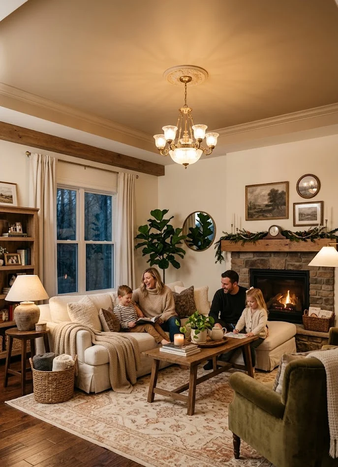 Warm Beige Ceiling