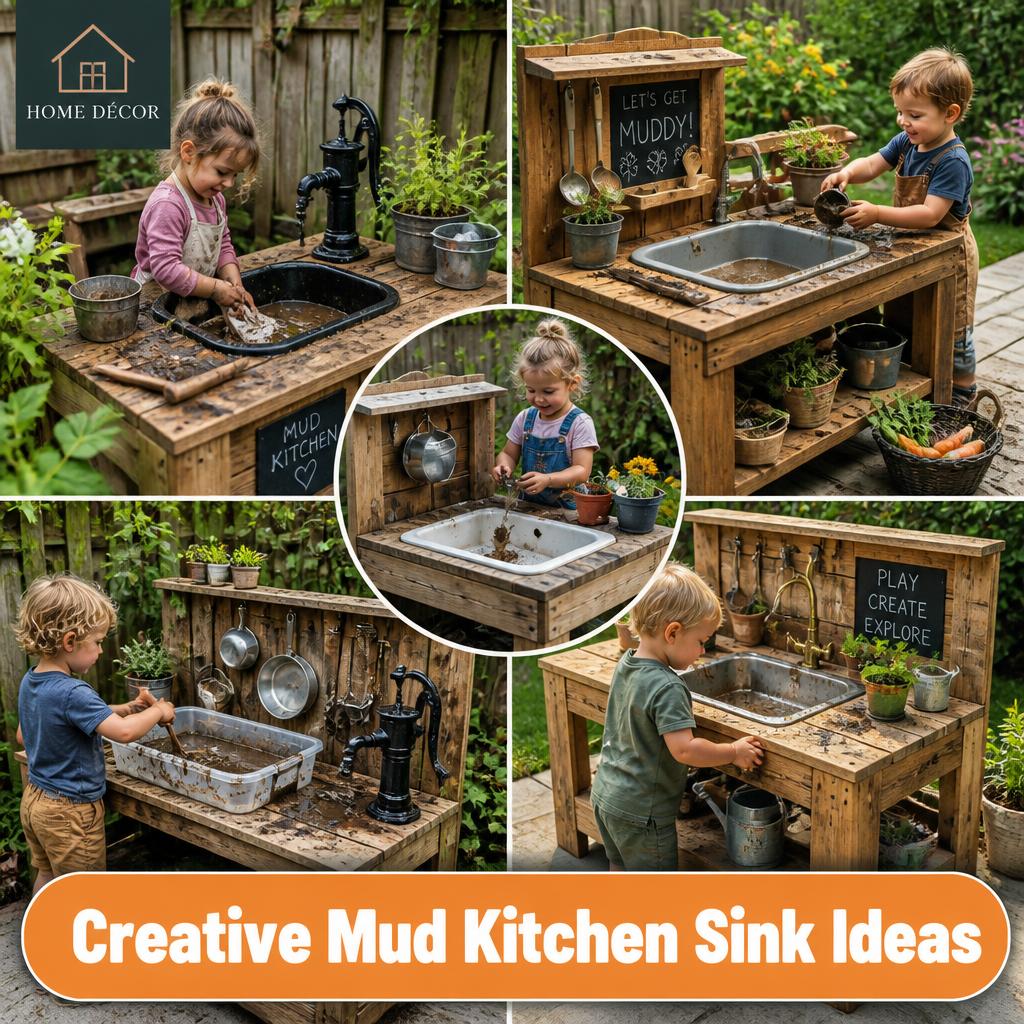5 Best Mud Kitchen Sink Ideas for Backyard Play