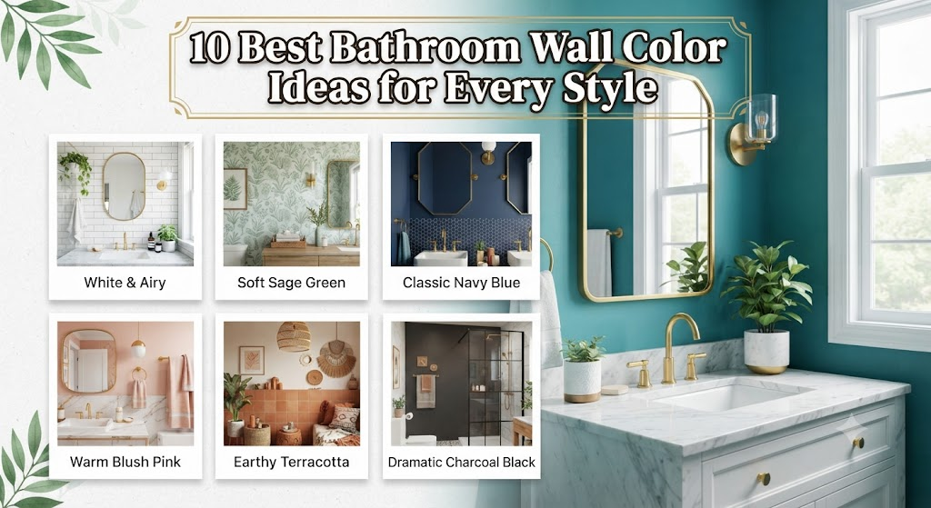10 Best Bathroom Wall Color Ideas for Every Style
