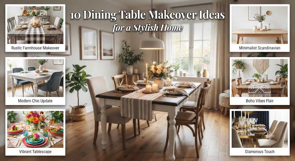 10 Dining Table Makeover Ideas for a Stylish Home