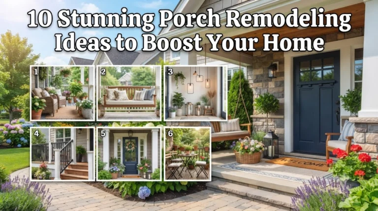 10 Stunning Porch Remodeling Ideas to Boost Your Home