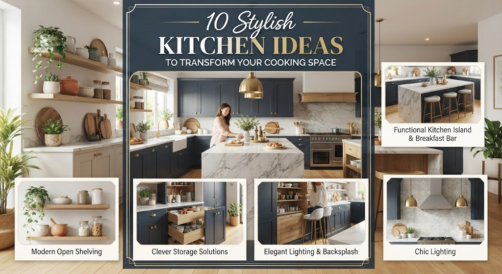 10 Stylish Kitchen Ideas to Transform Your Cooking Space