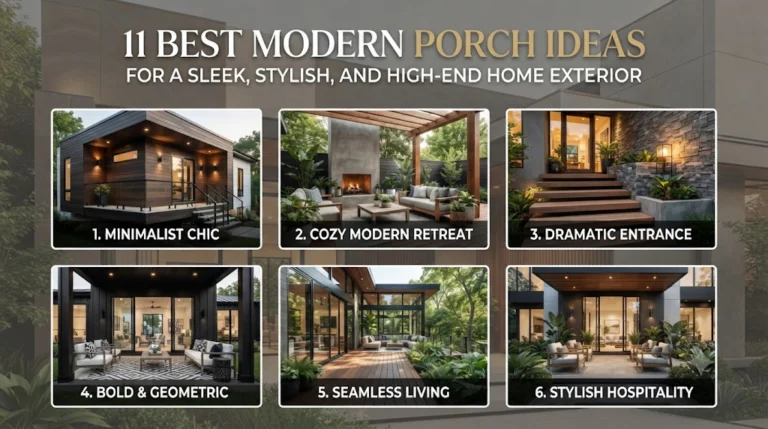 11 Best Modern Porch Ideas for a Sleek, Stylish, and High-End Home Exterior