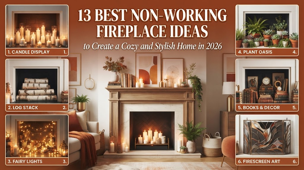 13 Best Non-Working Fireplace Ideas to Create a Cozy and Stylish Home in 2026