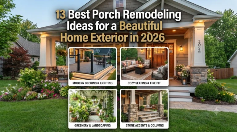 13 Best Porch Remodeling Ideas for a Beautiful Home Exterior in 2026